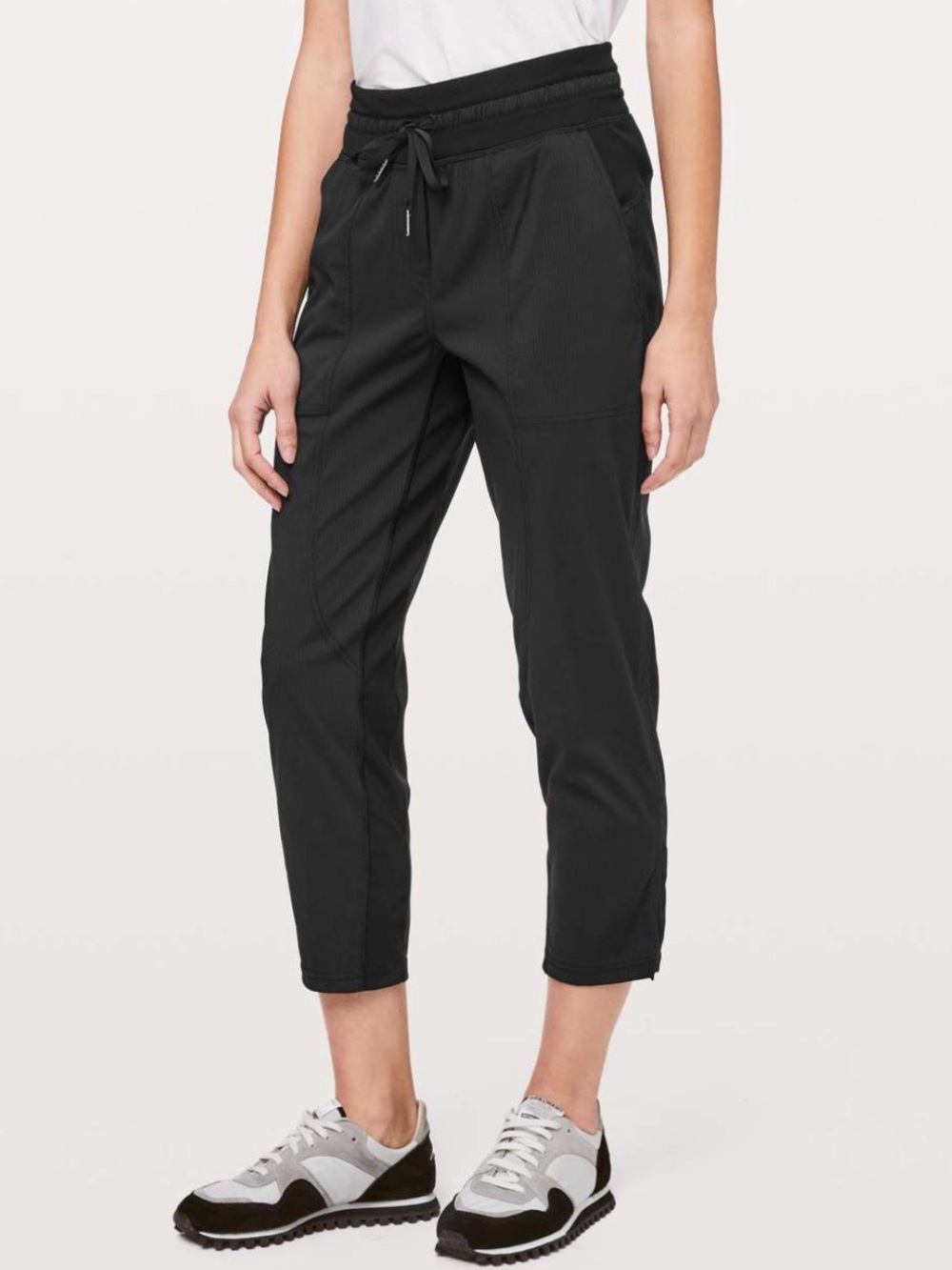 Lululemon Dance Studio Crop 25" athletica Black Cropped Drawstring Joggers